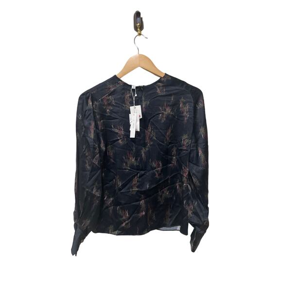 Vince Wisteria‎ Popover Silk Blouse Size Small New with Tags - Picture 4 of 4